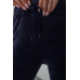 Спорт штани жіночі велюрові, колір темно-синій, 244R5571 XS, XS, XS
