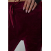 Спорт штани жіночі велюрові, колір бордовий, 244R5571 XS, XS, XS