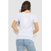 Футболка жіноча з принтом, колір білий, 244R509 XL, 50, XL