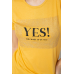 Футболка жіноча з принтом, колір жовтий, 244R507 XL, 50, XL