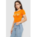 Футболка-топ жіноча з принтом, колір помаранчевий, 244R504 XL, 50, XL