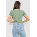 Футболка-топ жіноча з принтом, колір оливковий, 244R504 XL, 50, XL