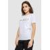 Футболка жіноча з принтом, колір білий, 244R501 XL, 50, XL