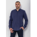 Сорочка чоловіча класична, колір синій, 244R4686 XXL, 52, XXL