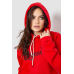 Спортивний костюм жіночий, колір червоний, 244R4236 XL, 50, XL