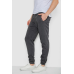 Спорт чоловічі штани на флісі, колір темно-сірий, 244R41682 XXL, 52, XXL