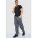 Спорт чоловічі штани, колір сірий, 244R41392 5XL, 58, 5XL
