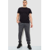 Спорт штани чоловічі двонитка, колір темно-сірий, 244R41298 XXL, 52, XXL