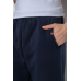 Спортивні штани чоловічі на флісі, колір темно-синій, 244R41271 XXL, 52, XXL