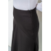 Спідниця однотонна, колір чорний, 244R270 XS, 42, XS