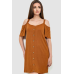 Плаття, колір коричневий, 244R269 XS, 42, XS