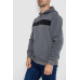 Кофта чоловіча на флісі з капюшоном, колір сірий, 244R2559 XL, 50, XL