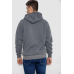 Кофта чоловіча на флісі з капюшоном, колір сірий, 244R2559 XL, 50, XL