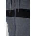 Кофта чоловіча на флісі з капюшоном, колір сірий, 244R2559 XL, 50, XL