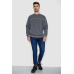Батник чоловічий на флісі, колір сірий, 244R2556 XXXL, 54, XXXL