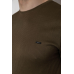 Футболка чоловіча в рубчик, колір хакі, 244R2526-1 Ager, XL, 50, XL