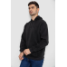 Худі чоловічий на флісі з капюшоном, колір чорний, 244R2517 XXL, 52, XXL