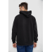 Худі чоловічий на флісі з капюшоном, колір чорний, 244R2517 XXL, 52, XXL