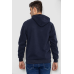Худі чоловічий на флісі з капюшоном, колір темно-синій, 244R2517 XXL, 52, XXL