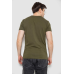 Футболка чоловіча однотонна базова, колір хакі, 244R2409 Ager, XXL, 52, XXL
