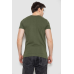 Футболка чоловіча однотонна базова, колір хакі, 244R2408 XL, 50, XL
