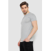 Футболка чоловіча однотонна базова, колір світло-сірий, 244R2408 XL, 50, XL