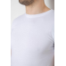 Футболка чоловіча однотонна базова, колір білий, 244R2408 XXL, 52, XXL