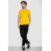 Футболка чоловіча однотонна базова, колір жовтий, 244R2407 Ager, XL, 50, XL