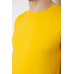 Футболка чоловіча однотонна базова, колір жовтий, 244R2407 Ager, XXL, 52, XXL