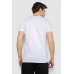 Футболка чоловіча однотонна базова, колір білий, 244R2404 Ager, XXL, 52, XXL