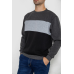 Батник чоловічий на флісі, колір темно-сірий, 244R2349 XXL, 52, XXL