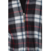 Кофта-сорочка на блискавці утеплена, колір чорно-червоний, 244R2210 54, XXXL