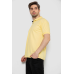 Поло чоловіче однотонне, колір жовтий, 244R2123 XL, 50, XL