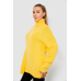 Светр - гольф жіночий вовняний, колір жовтий, 244R2050 50, 50, XL