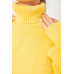 Светр - гольф жіночий вовняний, колір жовтий, 244R2050 50, 50, XL