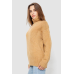 Светр - гольф жіночий вовняний, колір бежевий, 244R2050 XXL
