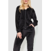 Спорт костюм жіночий велюровий, колір чорний, 244R20304 XL-XXL