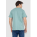 Футболка чоловіча базова білизняна, колір оливковий, 244R121 XL, 50, XL