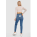 Джинси жіночі Mom-fit стрейч, колір синій, 244R1162 27