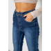 Джинси жіночі Mom-fit стрейч, колір синій, 244R1143 27, 27