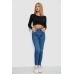 Джинси жіночі Mom-fit стрейч, колір синій, 244R1134 26, 26“