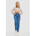 Джинси жіночі Mom-fit стрейч, колір синій, 244R1133 26, 26“