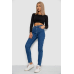 Джинси жіночі Mom-fit стрейч, колір синій, 244R1132 28, 28