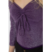 Боді ошатне, колір фіолетовий, 244R100 XL, 50, XL