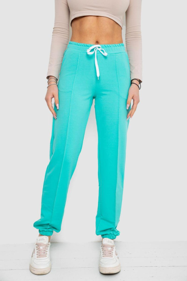 Спортивні штани жіночі, колір м“ятний, 247R4670-1 Ager, XXL, 52, XXL