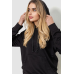 Спорт костюм жіночий двонитка, колір чорний, 244R009 XL, 50, XL