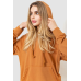 Спорт костюм жіночий двонитка, колір коричневий, 244R009 XL, 50, XL