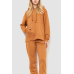 Спорт костюм жіночий двонитка, колір коричневий, 244R009 XXL, 52, XXL