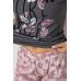 Піжама жіноча з принтом, колір сірий, 243R9624 Ager, XL, 50, XL