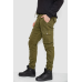 Штани чоловічі з кишенями, колір хакі, 243R8075 30, 30, 30